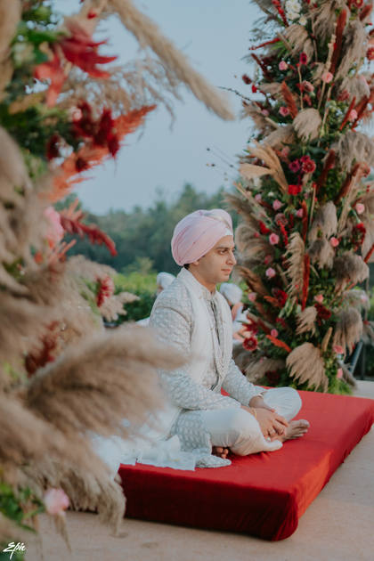 Mandap and Floral detail — Anand Karaj decor — Alila Diwa Goa